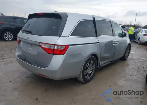 2011 Honda Odyssey Ex-L из США, поврежденный, VIN 5FNRL5H65BB051700